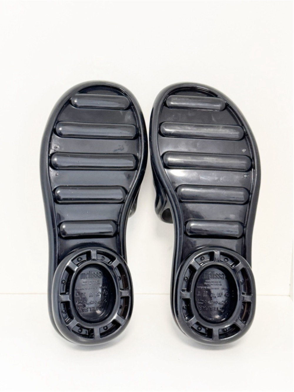 New Melissa x Telfar Jelly Slide Black size 8 - Picture 6 of 7